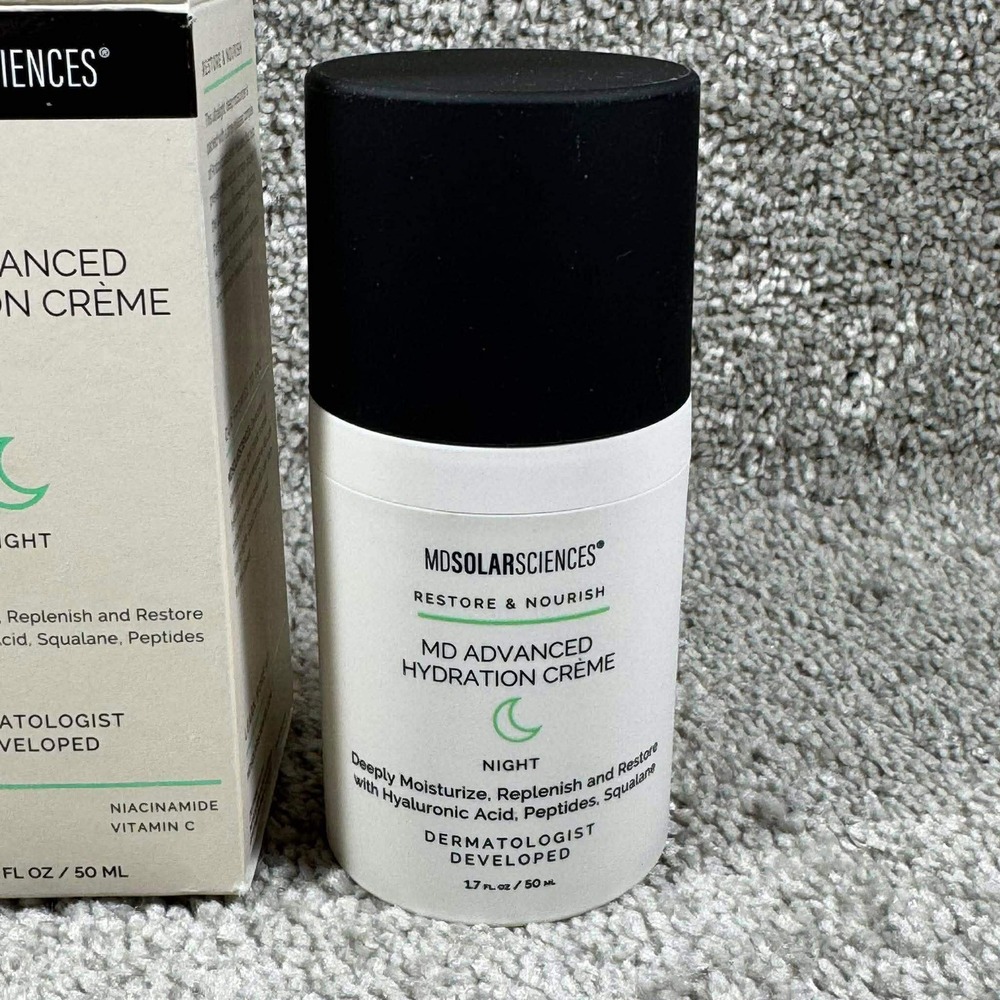 MDSolarSciences MD Advanced Hydration Crème Night Moisturizer 1.7oz 50ml